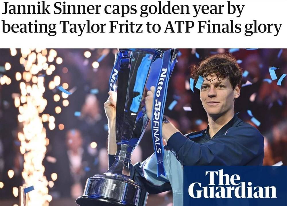 ATP总决赛完胜澳网,辛纳关键制胜 ATP总决赛完胜澳网,辛纳关键制胜